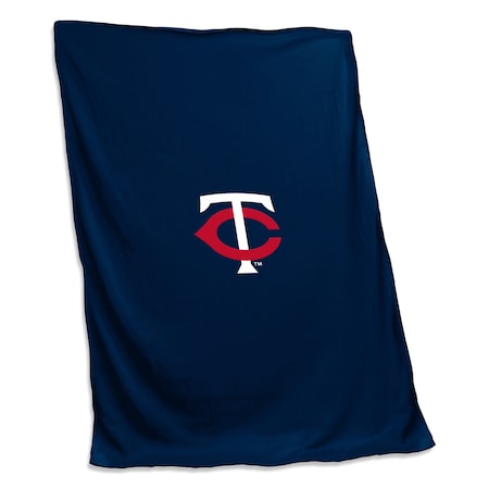 Logo Brands Minnesota Twins Sweatshirt Blanket 517-74